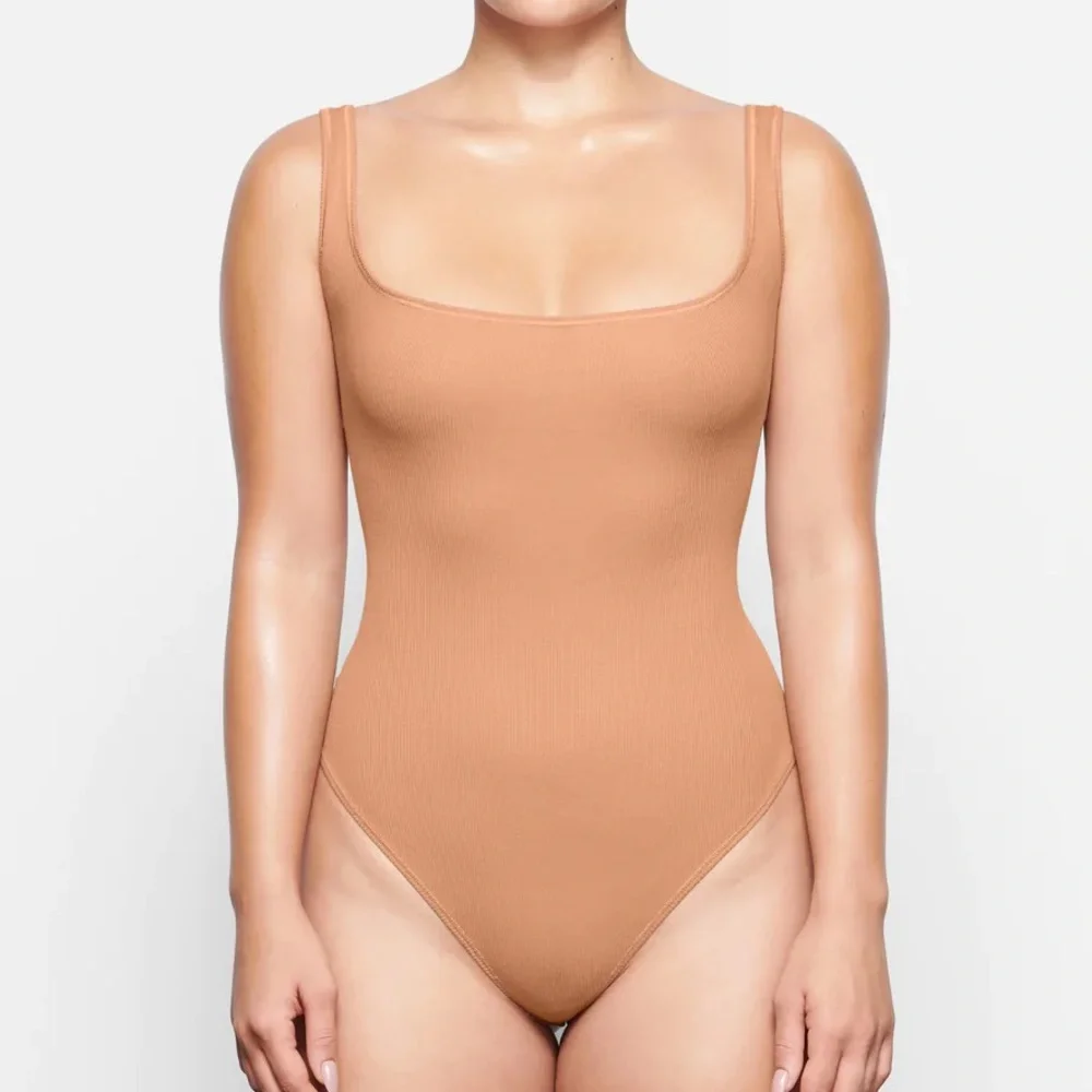 SKIMS COTTON RIB BODYSUIT Sedona - Picture 1 of 5